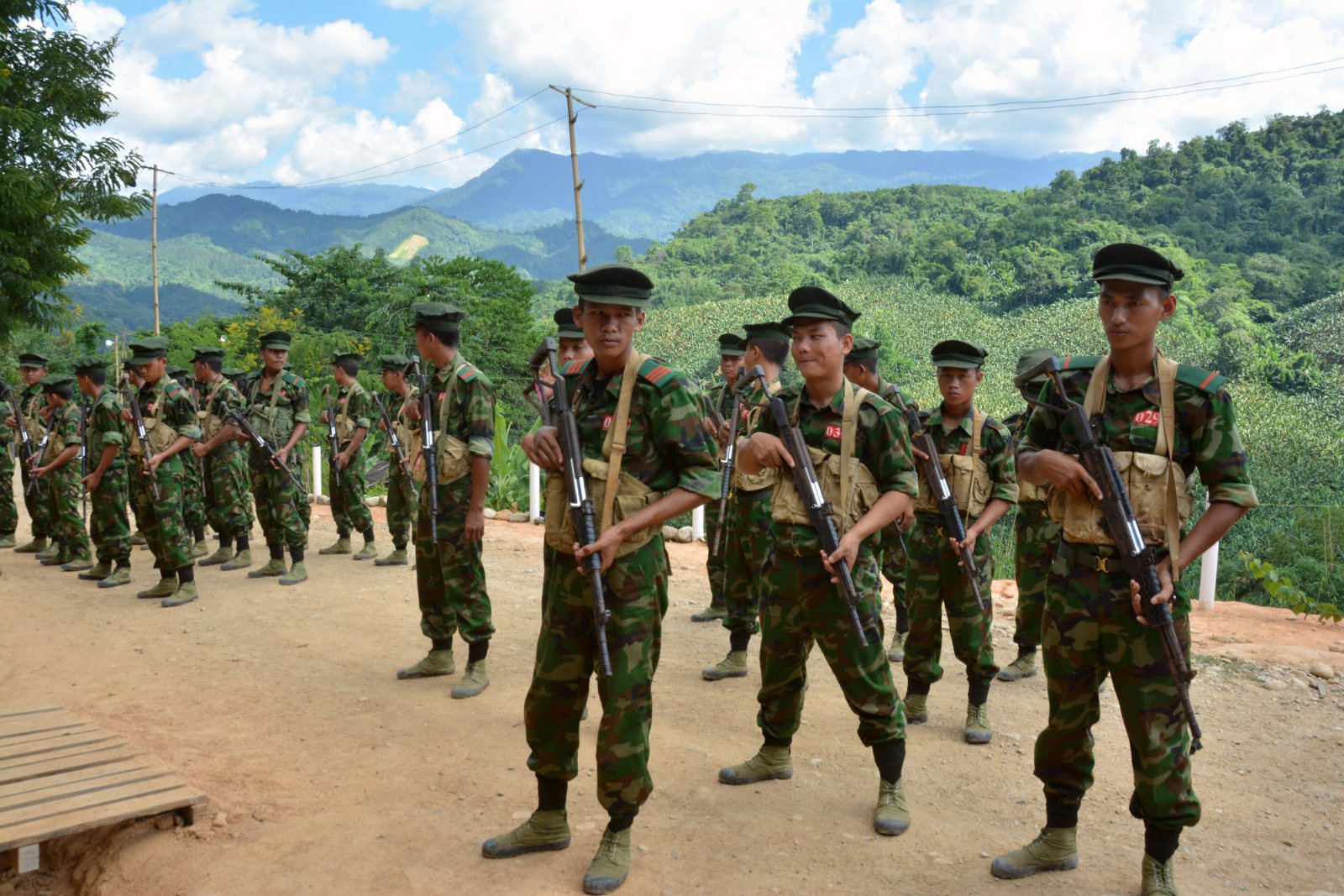 Kachin Independence Army cadets at Laiza